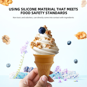 Rollo <span class=keywords><strong>de</strong></span> helado DIY para el hogar, utensilios <span class=keywords><strong>de</strong></span> cocina, herramientas cónicas para hornear <span class=keywords><strong>helados</strong></span> para <span class=keywords><strong>McDonald</strong></span>'<span class=keywords><strong>s</strong></span> KFC, accesorios, molde para helado - Product Image 4