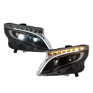 Ensemble de phares LED pour Mercedes Benz Vito 2016-2023 W447, configuration haut de gamme, 24V, mise à niveau des feux de voiture, état neuf, phares avant - Product Image 4