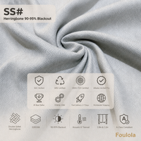 Tissu occultant à chevrons largeur extra-large 528 GSM triple couche 95% thermique pour rideaux sur mesure