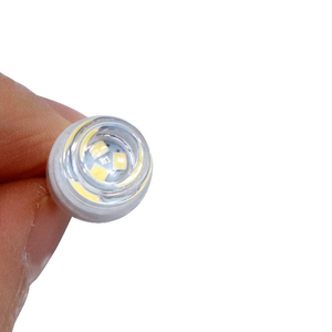 Ampoules LED T10 en céramique W5W à lentille bombée 3 SMD 2835 pour feux de position latéraux, ampoules de voiture, lumières de lecture – Blanc, Rouge, Bleu, Jaune, Bleu Glace - Product Image 3