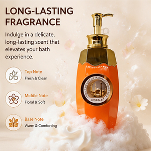 LEVEALE <span class=keywords><strong>Lait</strong></span> Corporel Nourrissant aux Herbes, Gel Douche <span class=keywords><strong>Parfumé</strong></span>, Contrô<span class=keywords><strong>le</strong></span> du Sébum, Éclaircissant, Rafraîchissant, Formation de Mousse, OEM - Product Image 4