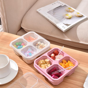 Lonchera Bento Reutilizable Syh676 de 4 Niveles, Apilable, Multicolor, con Contenedores Integrados, de la Mejor Calidad, al por Mayor - Product Image 3