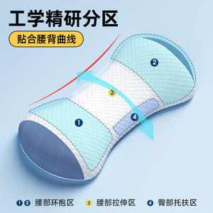 Zhebao <b>memory</b> foam lumbar support <b>pillow</b> for sleeping, comfortable and supportive, ergonomic lumbar support cushion for bedding. - Product Image 3