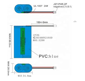 Pkcell IFR 26650 3000มิลลิแอมป์3200แอมป์ชั่วโมงความจุขนาดใหญ่แบตเตอรี่ <span class=keywords><strong>PO4</strong></span> 3.2โวลต์ <span class=keywords><strong>Li</strong></span>-<span class=keywords><strong>Fe</strong></span> ตัวอย่างฟรี - Product Image 3