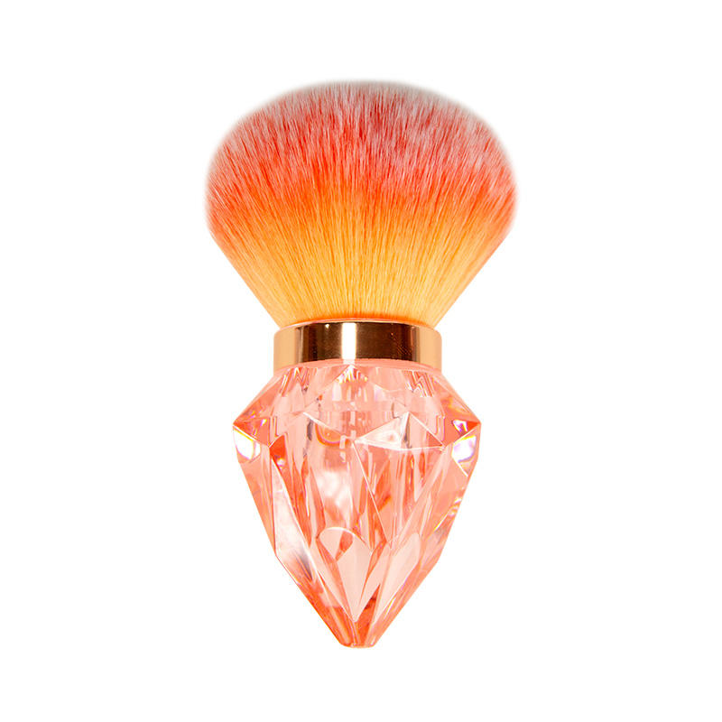 Pinceau de maquillage rouge