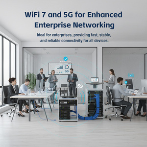Router WiFi 7 5G Z8806BE-M2-DS-T MT7996AV MT7988AV Chip 19000Mbps Dual Sim 2.5G WAN Tri Band Router Mesh - Product Image 5