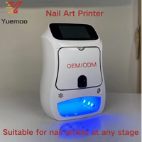 Printer Nail Art 2 in 1 Terintegrasi 1200DPI dengan Pencetakan Pola Realistis, Pencetakan Cepat 10 Detik, Mesin Printer Kuku Sederhana dan Praktis
