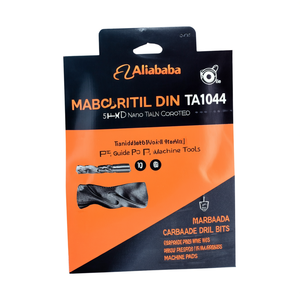 Carbide <b>Drill</b> Bit TA1044 5xD Nano TiAlN Coated With 4 <b>Guide</b> Pads For Machine Tools - Product Image 2