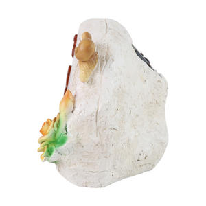 Roccia Commemorativa a Energia Solare con Impronte di Zampe Luminose, Incisione 'Per Sempre Amato Mai Dimenticato', Regalo per la Perdita di Animali Domestici - Product Image 2