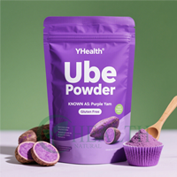 Yhealth Fourniture Échantillon Gratuit Ube Violet Igname Poudre Naturel En Poudre Ube Pur Instantané Violet Igname Ube