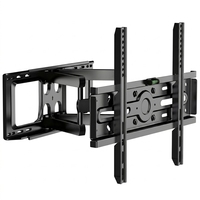 Support mural pour téléviseur LCD en métal moderne KELMY, support mobile pivotant pour téléviseur de 32 à 65 pouces, bras rotatif pour clavier, noir, VESA max 400x400