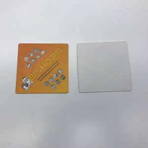 Custom Logo <b>Printed</b> <b>Office</b> Hotel Cardboard Water Super Absorbent Cup Paper Beer Coasters for Drinking - Product Image 3