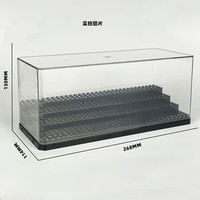 Boîte de rangement à étages pour collection de figurines Gao Bricks, compatible avec les figurines, présentoir de collection