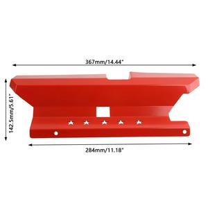 Toma de aire Auso-Racing para BMW 323i 325i 328i 330i E46 de aleación de aluminio roja - Product Image 3