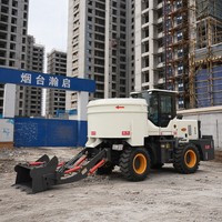 Camion malaxeur à béton compact de type réservoir de 4 mètres cubes, qualité industrielle pour projets d'ingénierie