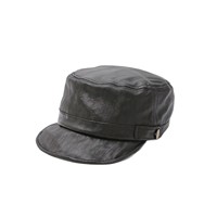 Casquette de marin en cuir PU pour femme, style rétro, calotte plate, chapeau marine minimaliste et élégant, tendance automne-hiver, accessoire de mode urbaine
