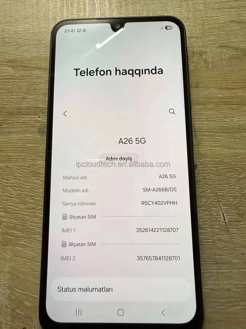 Hot+++ Selling Mobile Phone for A26 5G Smart Phones Wholesale Super Cheap Smart Phones 8g+256GB Good Quality Cellphone A26 Phone