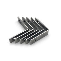 Support triangulaire en tôle d'acier inoxydable sur mesure de haute qualité, poli, pour construction, fixation flottante, marque HDF