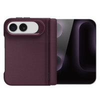 Étui pliable magnétique antichoc pour iPhone 18 Fold, en tissu technique PC, cuir, métal, avec béquille et protection de l'objectif