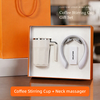 Coffret Cadeau d'Entreprise : Tasse Auto-Mélangeuse, Batterie Externe, Clé USB, Carnet A5, Parapluie, Stylo Bille – Kit de Bureau Prêt à Expédier