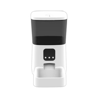 Distributeur automatique intelligent de nourriture pour animaux de compagnie, chat et chien, en plastique moderne, programmable, minuterie, 1 à 10 repas/jour, double alimentation