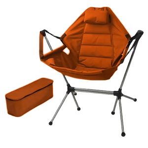 Silla Mecedora Plegable Portátil <span class=keywords><strong>de</strong></span> Aluminio Resistente y Ligera Hangrui para Aventuras al Aire Libre, Escuela, Sala <span class=keywords><strong>de</strong></span> Estar, Hotel, Comedor - Product Image 3