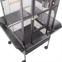 Résistant à la rouille nouveau style maison d'oiseau perroquet cage oiseau élevage cage ensemble