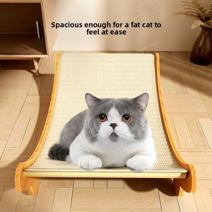 Cama Grande para Gatos con Rascador <span class=keywords><strong>de</strong></span> Cartón Integrado, Estilo Adorable, Tapete Duradero Sin Pelusa, Protege el Sofá <span class=keywords><strong>de</strong></span> Arañazos - Product Image 3