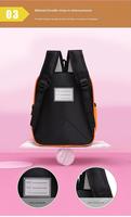 Mochilas Escolares de Dibujos Animados Personalizables con Logotipo Impreso, de 20-35L, con Cierre, Impermeables, de Oxford, para Niños de Jardín de Infancia