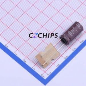 Condensador Electrolítico de Aluminio de Montaje Pasante EKY-250ETD681MJ20S, D10xL20mm 680uF 20% 25V 1.4A-100kHz - Product Image 1