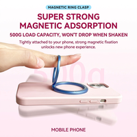Support de téléphone portable flexible en alliage d'aluminium avec fixation magnétique pour bureau
