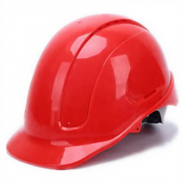 Casque de sécurité industriel durable et respirant, casque de protection personnel avec sangle mentonnière à 4 points pour la construction