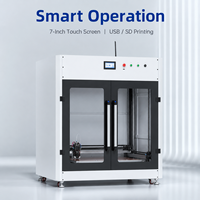 Imprimante 3D industrielle automatique grand format pour usage en usine, volume d'impression de 1 mètre, technologie FDM, plateau chauffant en alliage d'aluminium et verre trempé