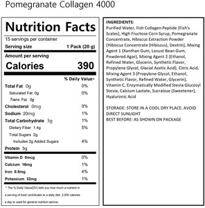 Suplemento de Belleza en Gel con Colágeno Tripéptido de Miel de Manuka de Moléculas Pequeñas, Vitamina C y Nido de Pájaro para Pérdida de Peso, OEM/ODM para Adultos - Product Image 4