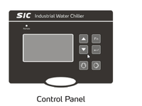 Refroidisseur d'eau industriel SHINI SIC-29W-R2, pompe à engrenages haute productivité, 10HP, 29KW, 380V, R410A, économie d'énergie