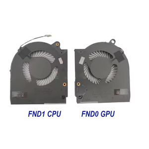 Ventilateur de refroidissement CPU GPU pour Dell Alienware M15 R5 M15 Ryzen R5 R6 2021 Ordinateur <span class=keywords><strong>portable</strong></span> <span class=keywords><strong>Gamer</strong></span> <span class=keywords><strong>Refroidisseur</strong></span> FND0 DFSCK22115181S DFSCK22D058833 - Product Image 1