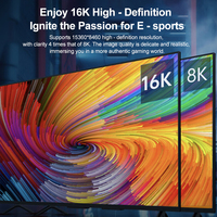 Thunderbolt 5 16K PD 240W USB 4,0 C Cable de carga de alimentación macho a macho Nylon trenzado Coaxial Video datos micrófono Monitor