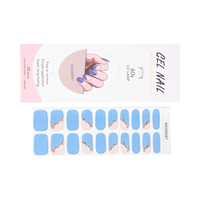Autocollants d'ongles en gel UV semi-durcis longue durée, très populaires / Tiktok NG200301/NG200047/NG200048