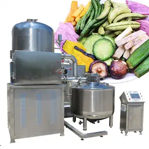 Vacuum low temperature fryer Mushroom crisp processing equipment French fries vacuum frying equipment