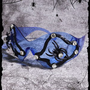 <span class=keywords><strong>2025</strong></span>新しいファッションY2k未来的な特大ラップアラウンド高級ブランドデザイナーハロウィーンリムレススパイダーカメラサングラスユニセックス - Product Image 4