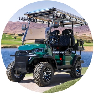 รถกอล์ฟไฟฟ้า6ที่นั่ง3500W รถกอล์ฟออฟโรดลิเธียมพรีเมี่ยมดีไซน์แบบโบราณความเร็วสูง - Product Image 6