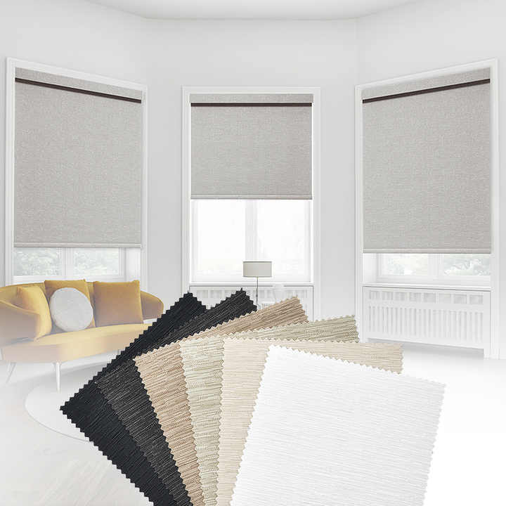 Curated visual reference: Sheer Roller Shading For Windows Reference: Alexa Smart Electric Roller Blinds Custom Window Blind Curtain