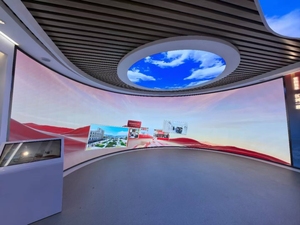 Écran LED incurvé flexible pour location extérieure D-King 500*500mm Système complet P1.95-P4.81 Panneau mural vidéo LED souple - Product Image 2