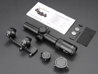 Lunette de visée CVLIFE EagleTalon 1-6x24 LPVO avec tube de 30 mm, deuxième plan focal et monture cantilever, réticule inclus