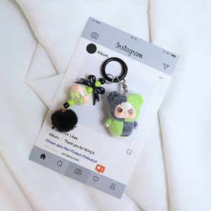 Nuevo Llavero de Peluche 3D con Diseño de Dibujos Animados, Colgante para Bolsa, Moderno y Kawaii, Muñeca Pequeña de Niña, Llavero de Animal - Product Image 4