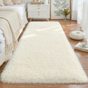 Tappeto da comodino in peluche spesso, lavabile in lavatrice, <span class=keywords><strong>per</strong></span> <span class=keywords><strong>camera</strong></span> da letto, cameretta <span class=keywords><strong>bambina</strong></span>, posizionabile davanti al letto, semplice <span class=keywords><strong>per</strong></span> la casa - Product Image 1