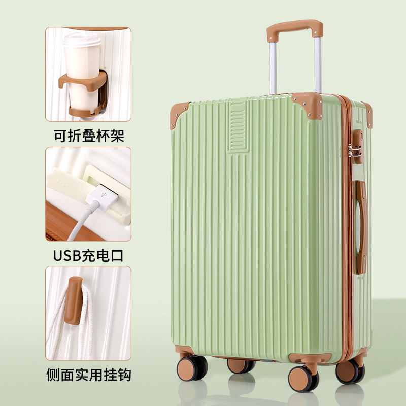 USB water bottle holder [Cocoa Green] with built-in divider