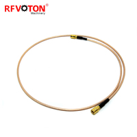 Usine directement en gros prise mâle SMB à prise mâle SMB avec assemblage de câble d'extension de cavalier coaxial RG316 RF