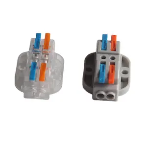 Quick Connecting Style Spring Splice Terminal 2 3 4 5 Ways Electric Cable Lever Wire Terminal Block Connectors