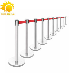 Prezzo all'ingrosso folla barriera di controllo retrattile cintura asta di coda in acciaio inox Post <span class=keywords><strong>Stanchion</strong></span> Post per il centro commerciale - Product Image 2